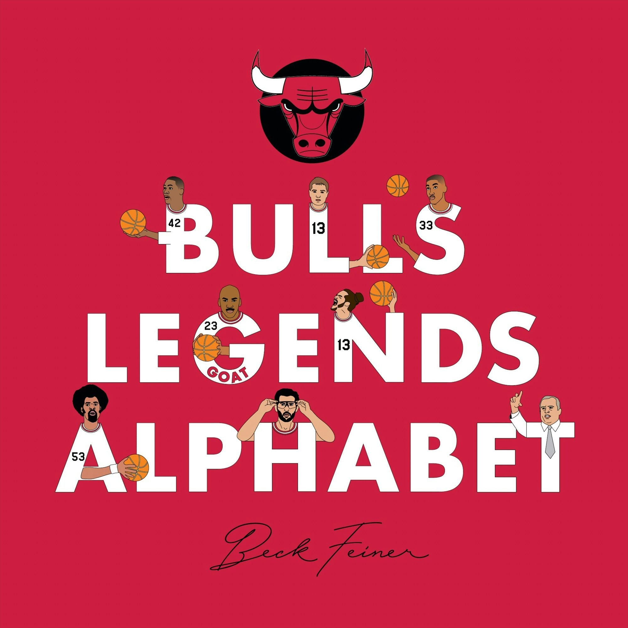 Book cover image for Bulls Legends Alphabet ISBN: 9780645851410